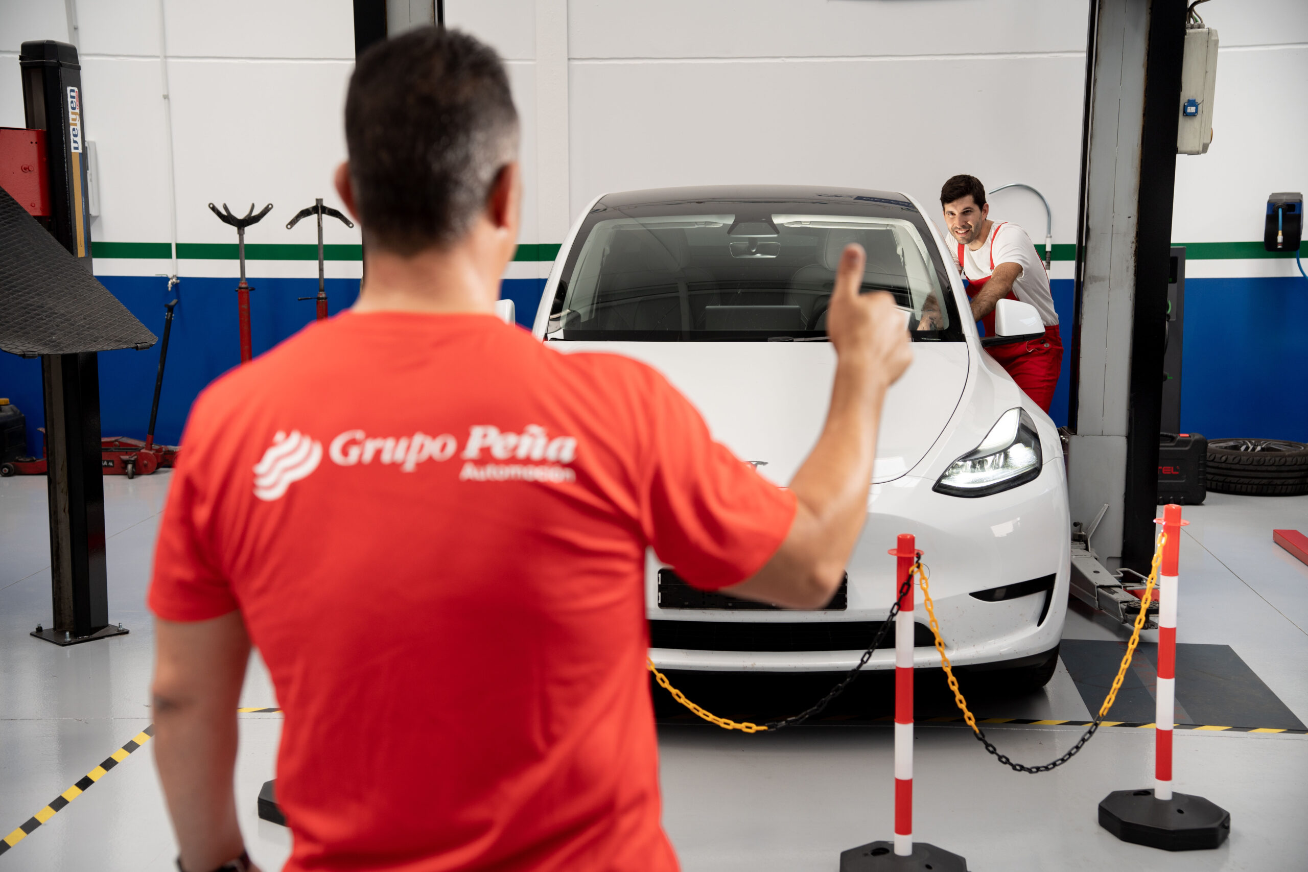 Fotografía calendario Grupo Peña Automoción