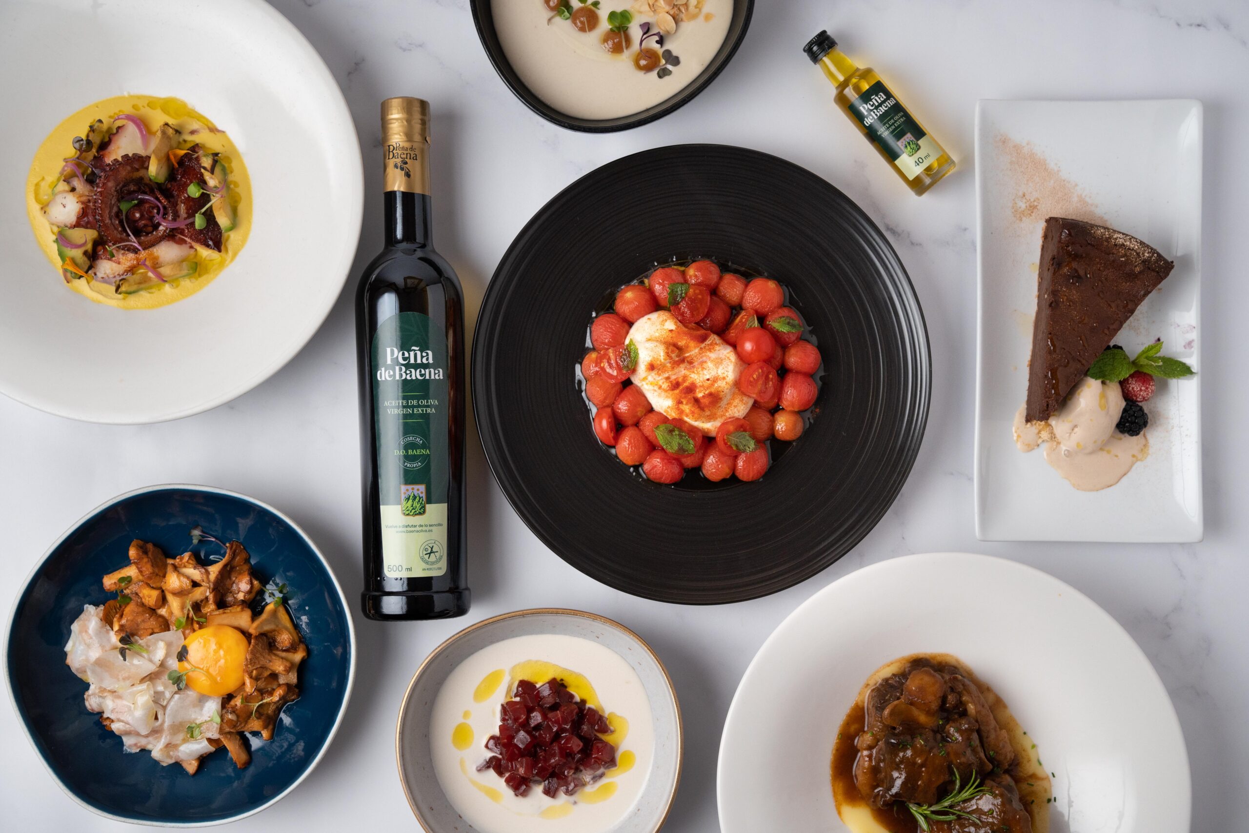 Fotografía calendario aceite Peña de Baena